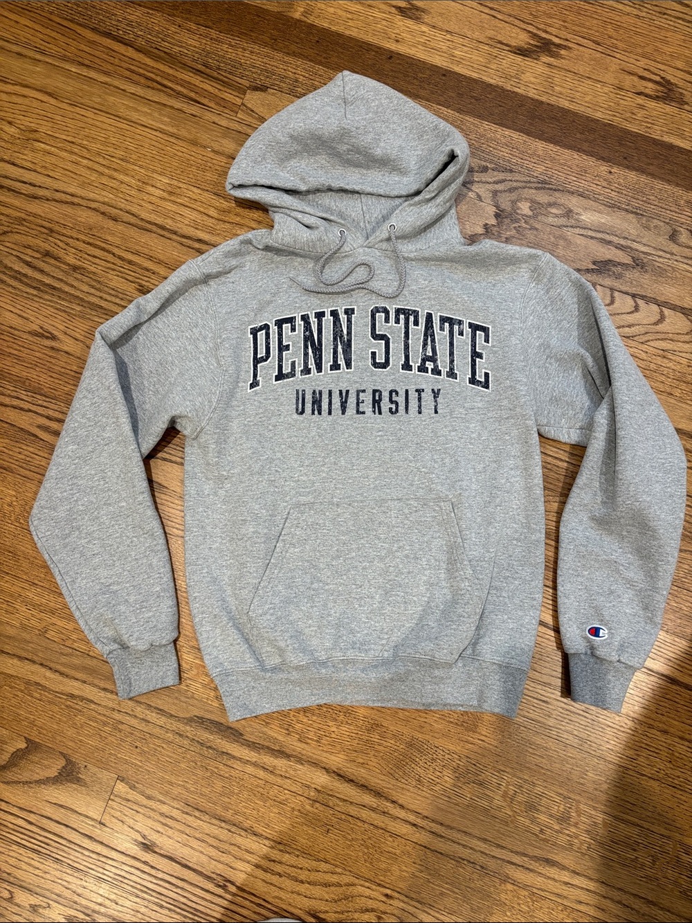 Champion Gray Penn State University Crewneck Sweatshirt